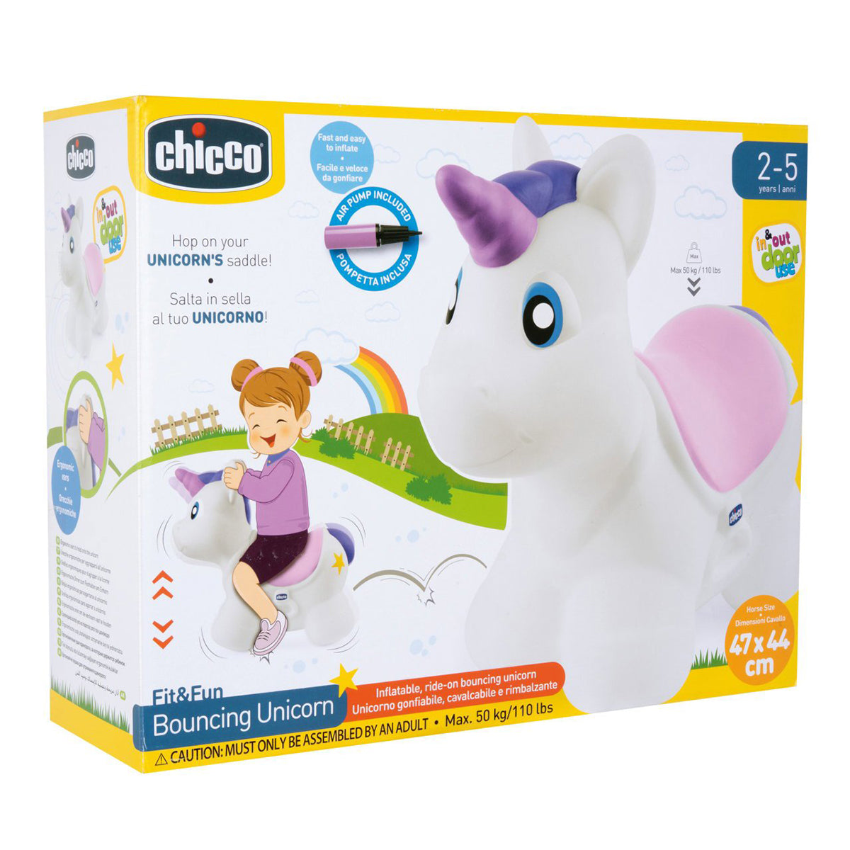 חד קרן קפיצה צ'יקו | Chicco TOY Inflatable Unicorn Bouncer