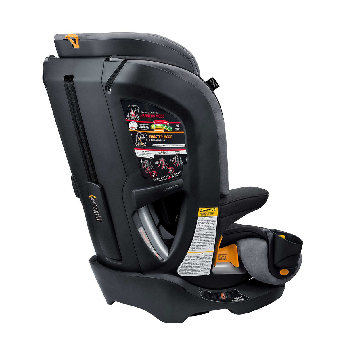 כיסא בטיחות צ'יקו מיי פיט שחור/אפור בהיר | Chicco MyFit™ Iron