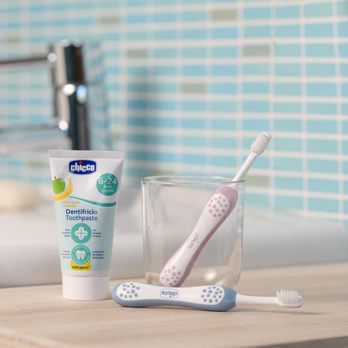 מברשת שיניים צ'יקו כחול | Chicco Toothbrush Blue