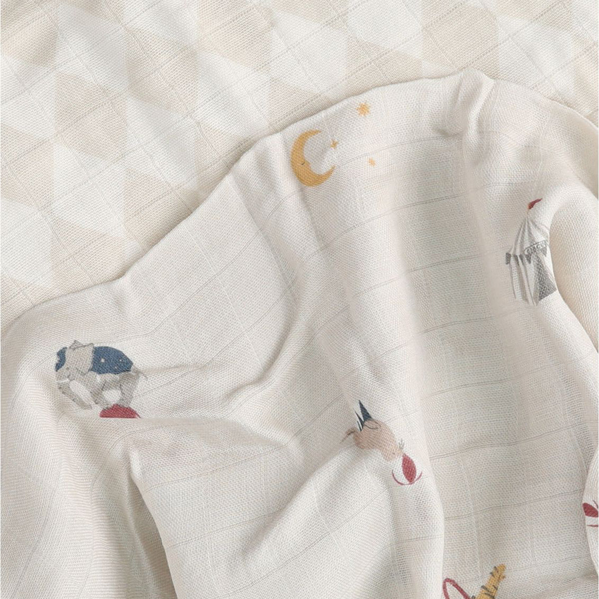 זוג חיתולי במבוק מיננה ליין Wonderland אבן מודפס | Minene Stone Print