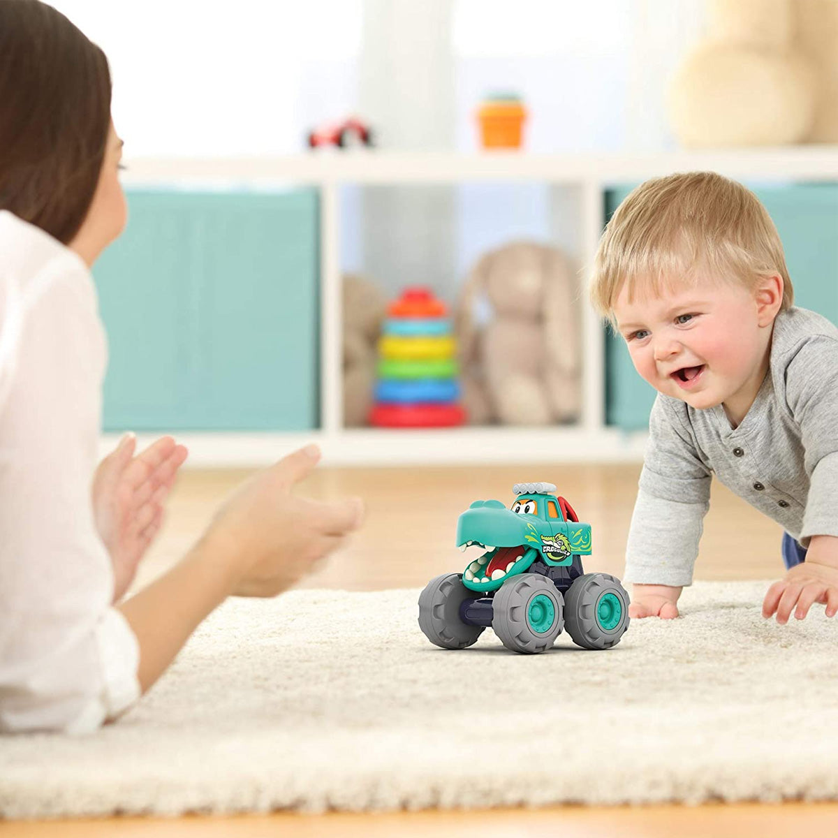 משאית מפלצת הולה טויס תנין צבעוני | Hola Toys Monster Truck Crocodile Colorful