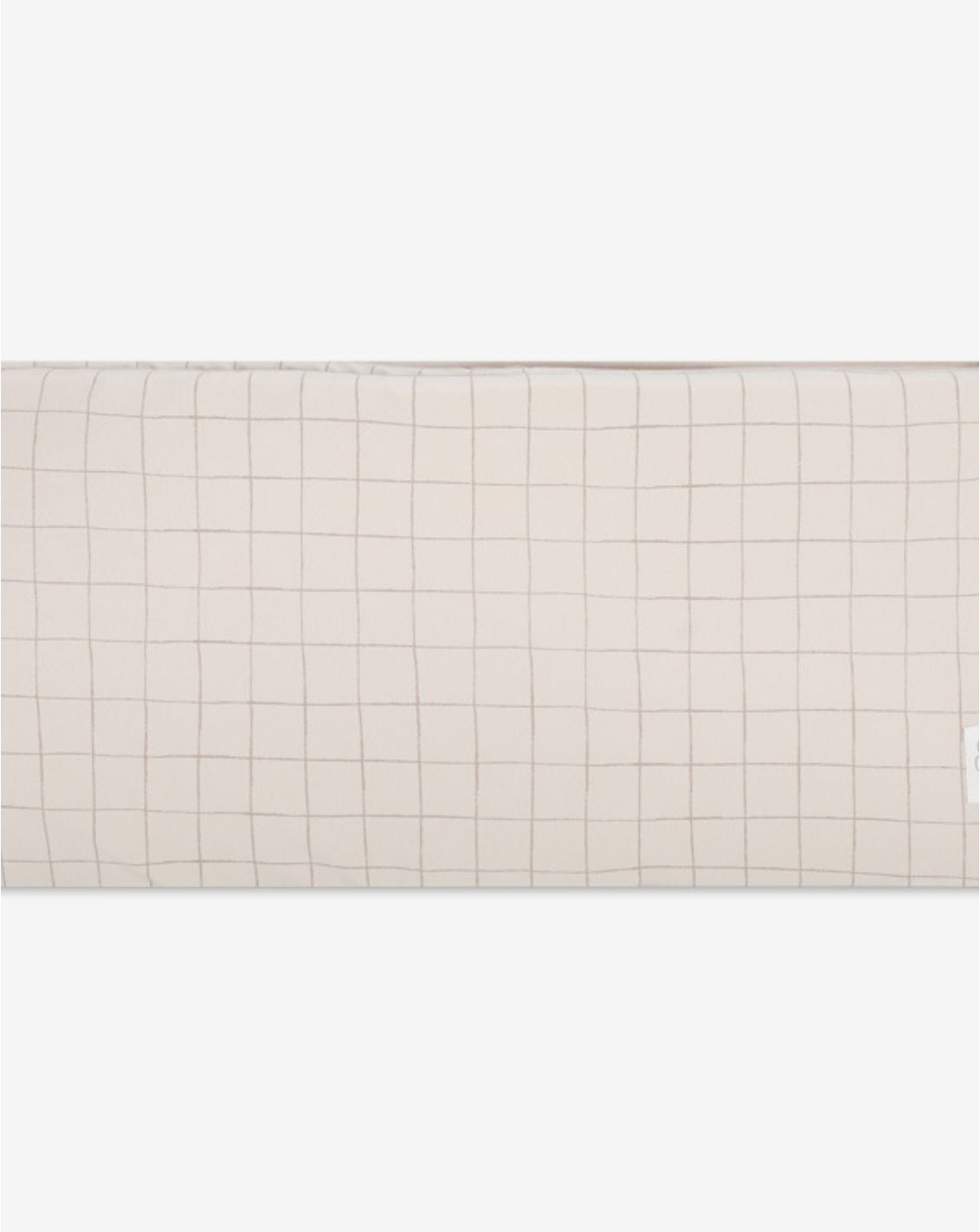 סט מצעים למיטת תינוק מיננה ליין Bloom & Grid לבן מודפס | Minene Printed White