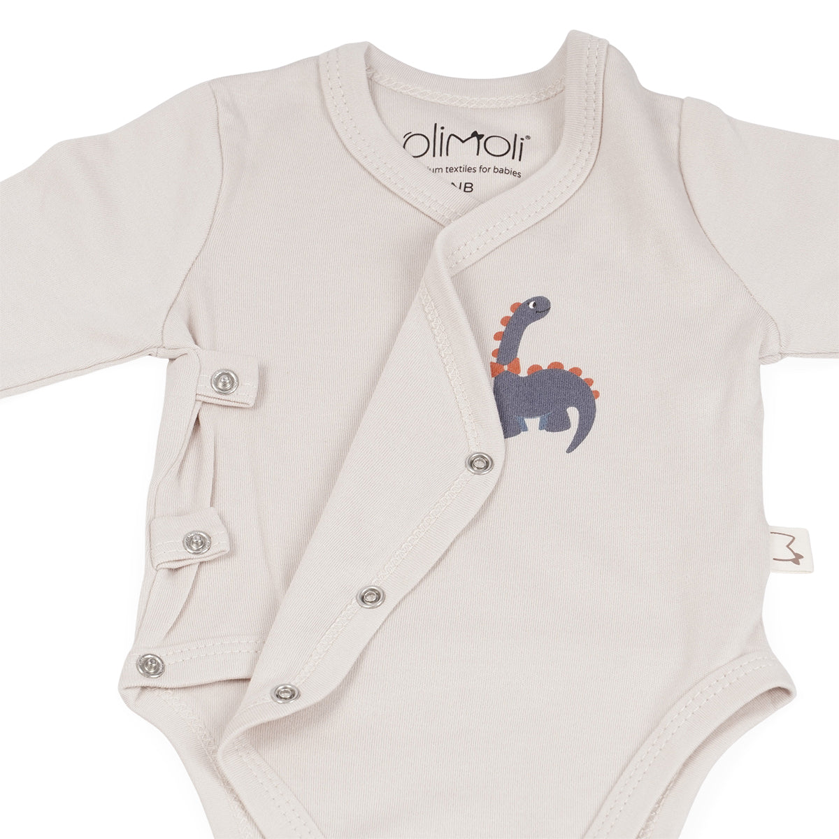 NB מארז זוג בגדי גוף אולימולי מודפס בנים | Olimoli Baby Body Suit 2 PCS