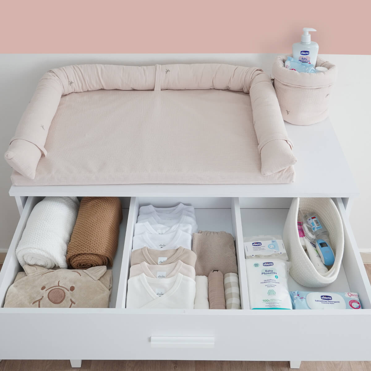 שידת אחסנה דייניז ריין 100 ס"מ לבן קלאסי | Dainy's Rain™ Dresser Classic White