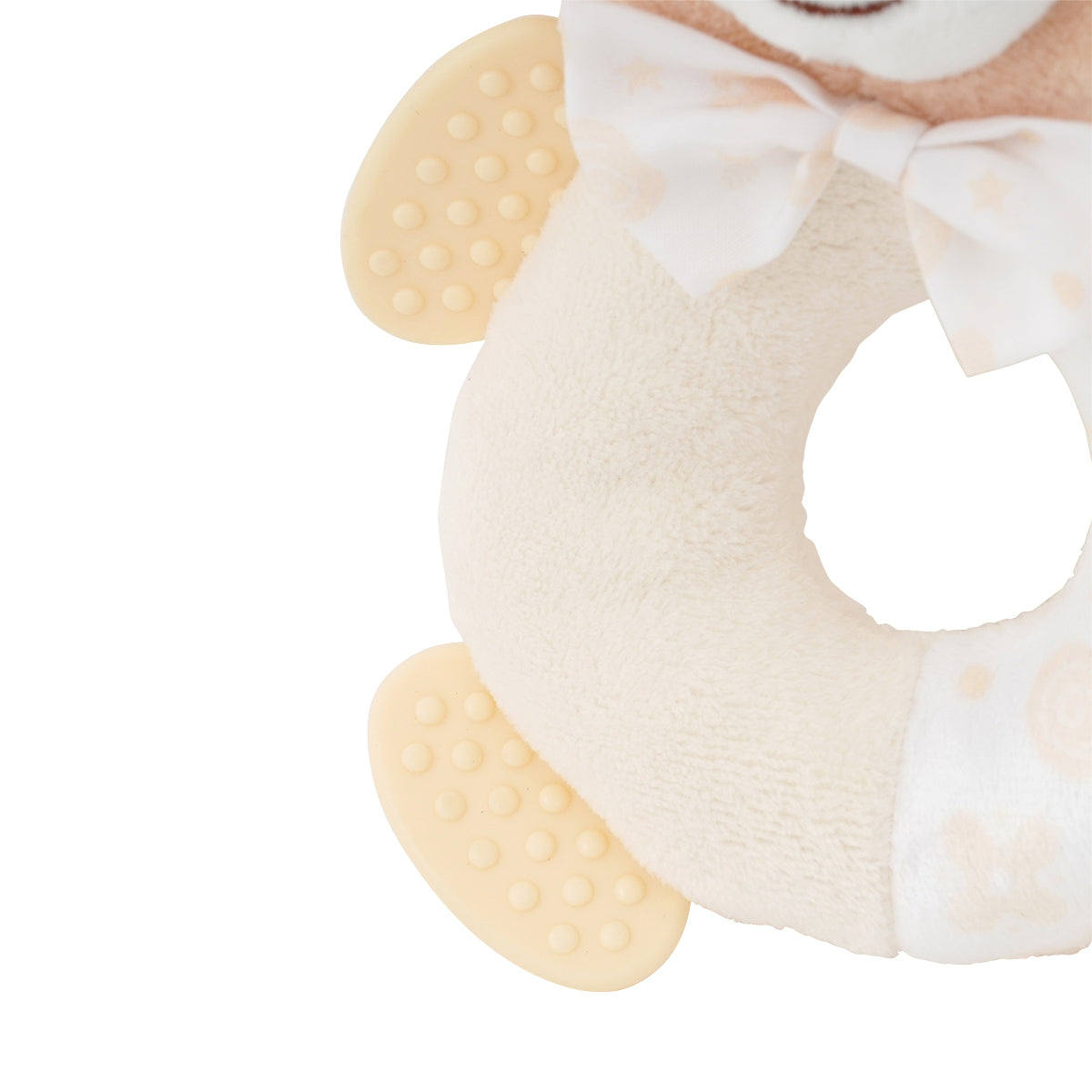 רעשן טוויגי טבעת רכה שמנת | Twigy Soft Touch™ Soft Ring Rattle Cream
