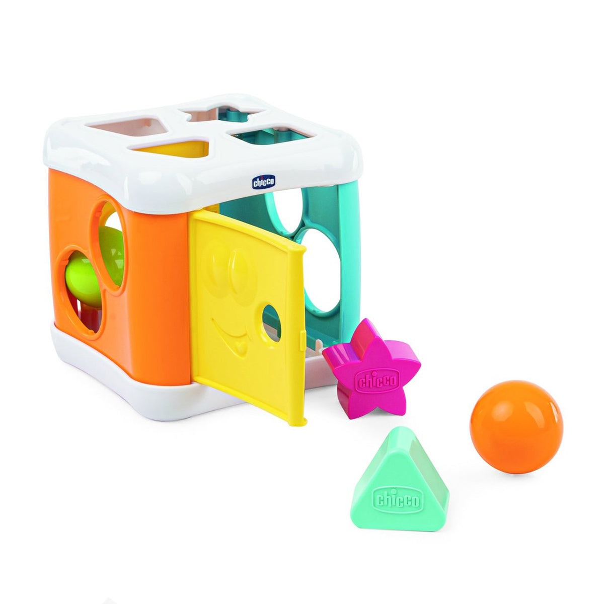 קוביית משחק 2 ב- 1 צ'יקו | Chicco Toy 2IN1 Sort And Beat Cube
