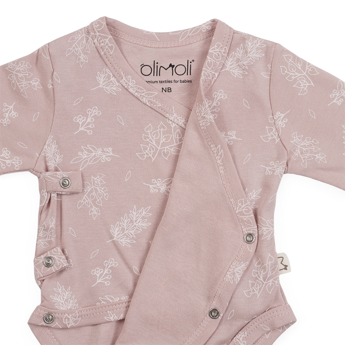 מארז זוג בגדי גוף אולימולי מודפס בנות NB | Olimoli Baby Body Suit 2 PCS