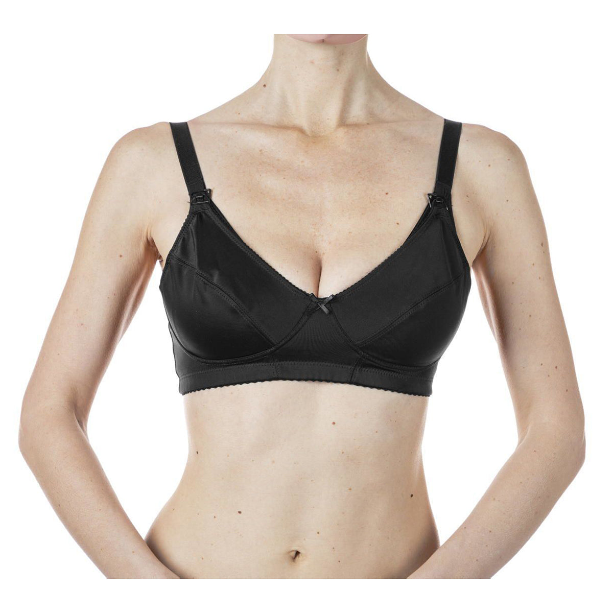 חזיית הנקה מיקרופייבר צ'יקו צבע שחור 95D| Nursing Microfibre Bra Chicco Black