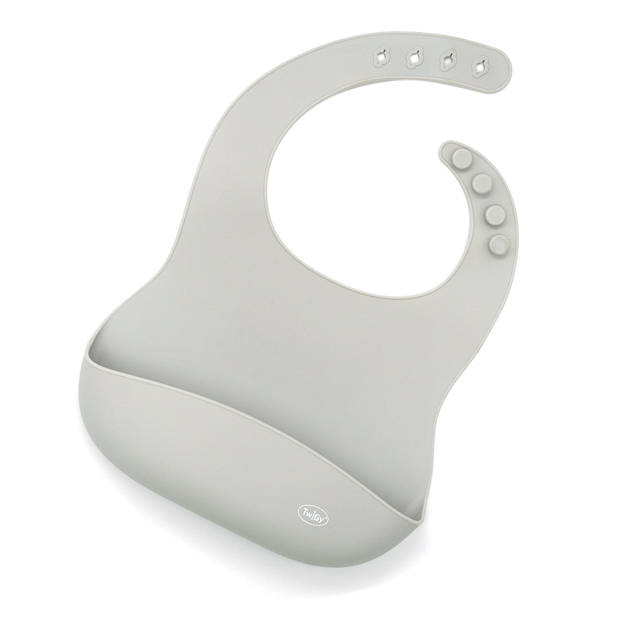 סינר סיליקון טוויגי ורוד עתיק | Twigy Silicone Baby Bib Ancient Pink