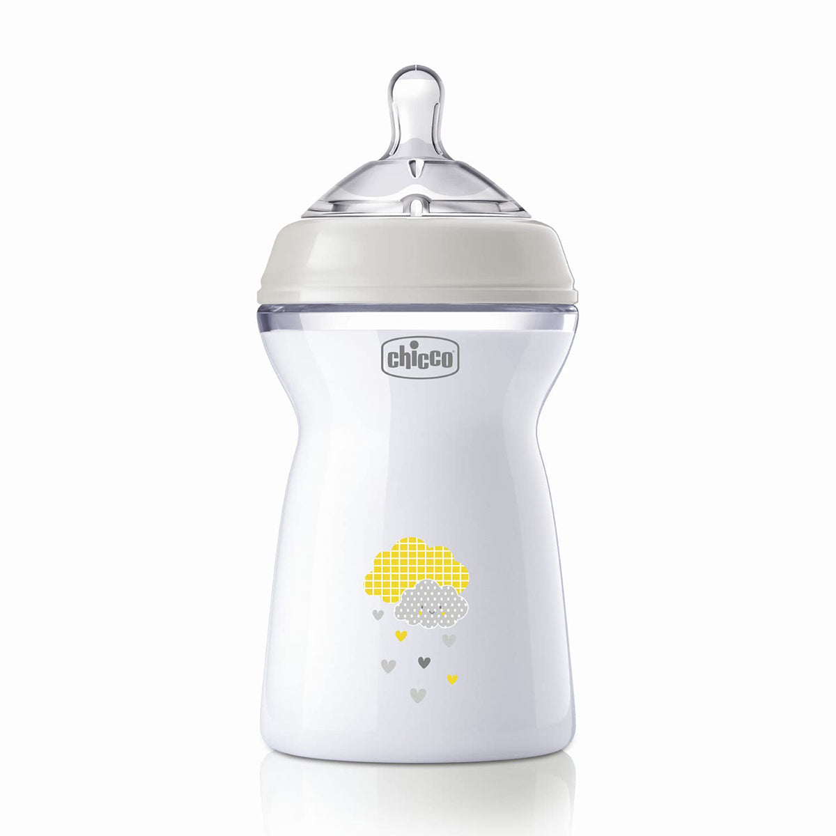 בקבוק נטורל פילינג ניטרלי 330 מ"ל 6M+ | Chicco Natural Feeling Uni