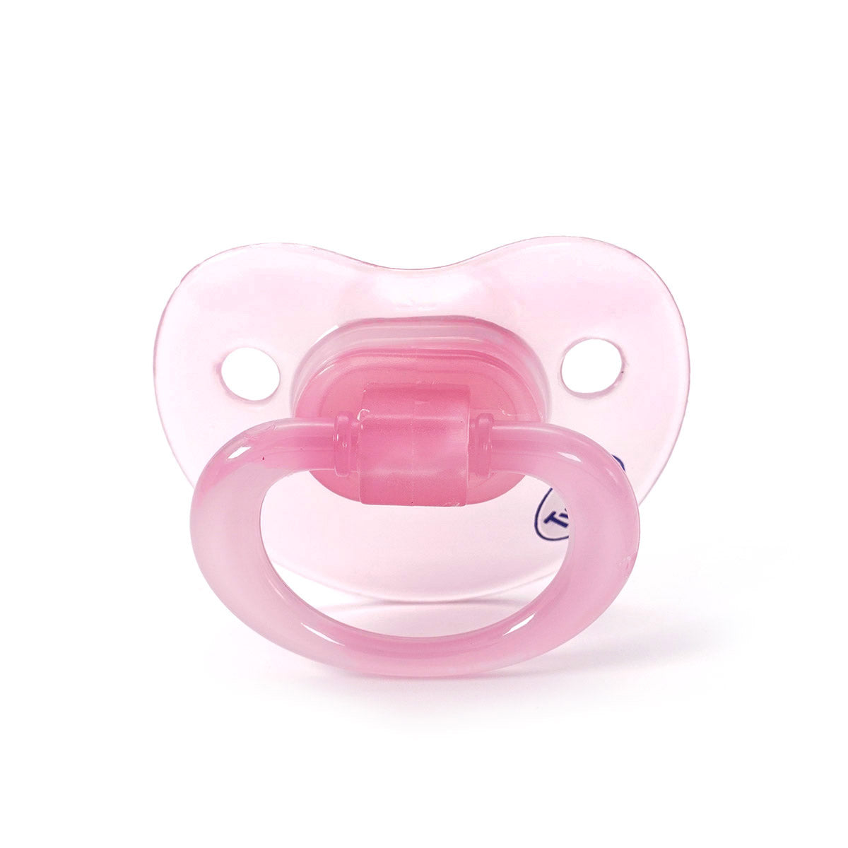 שלישיית מוצצי סיליקון טווגי 6+ ורוד/כתום | Flawlesse™ Silicone Pacifier Large