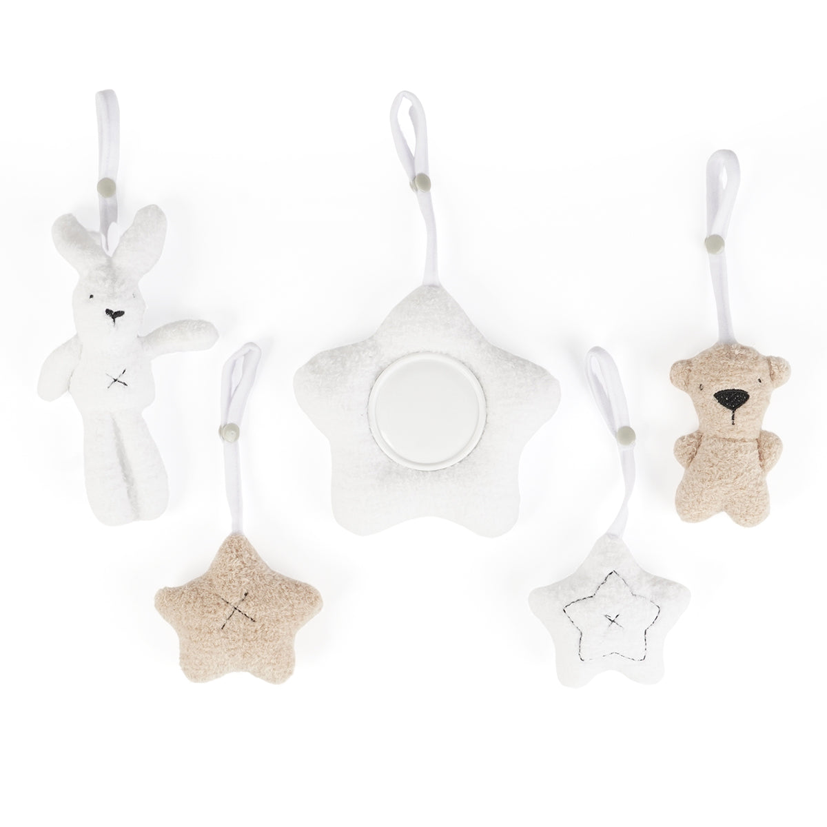 משטח פעילות טוויגי לבן | Twigy Animals & Smiles Baby Comfy Playgym White