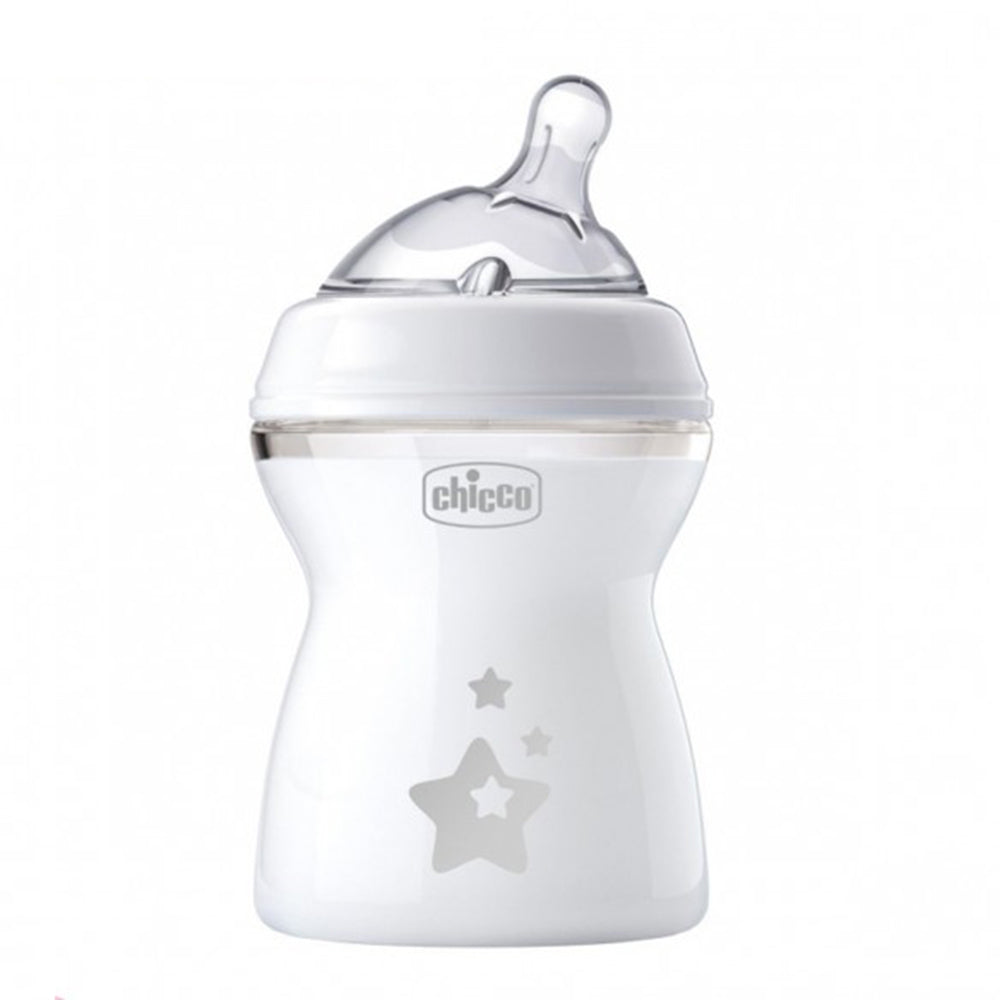 בקבוק צ'יקו נטורל פילינג עם כוכבים 2M+ 250 מ"ל  | Chicco Natural Feeling Bottle My Little Star