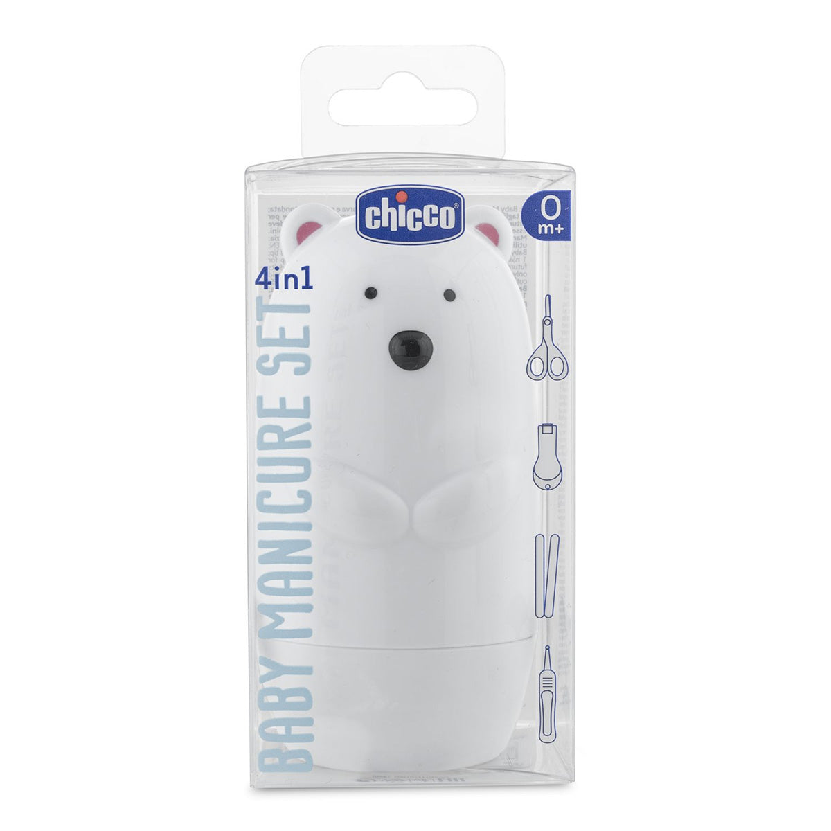 ערכת טיפוח 4 ב-1 צ'יקו חיות דב קוטב | Twigy Manicure Set Animals Polar Bear