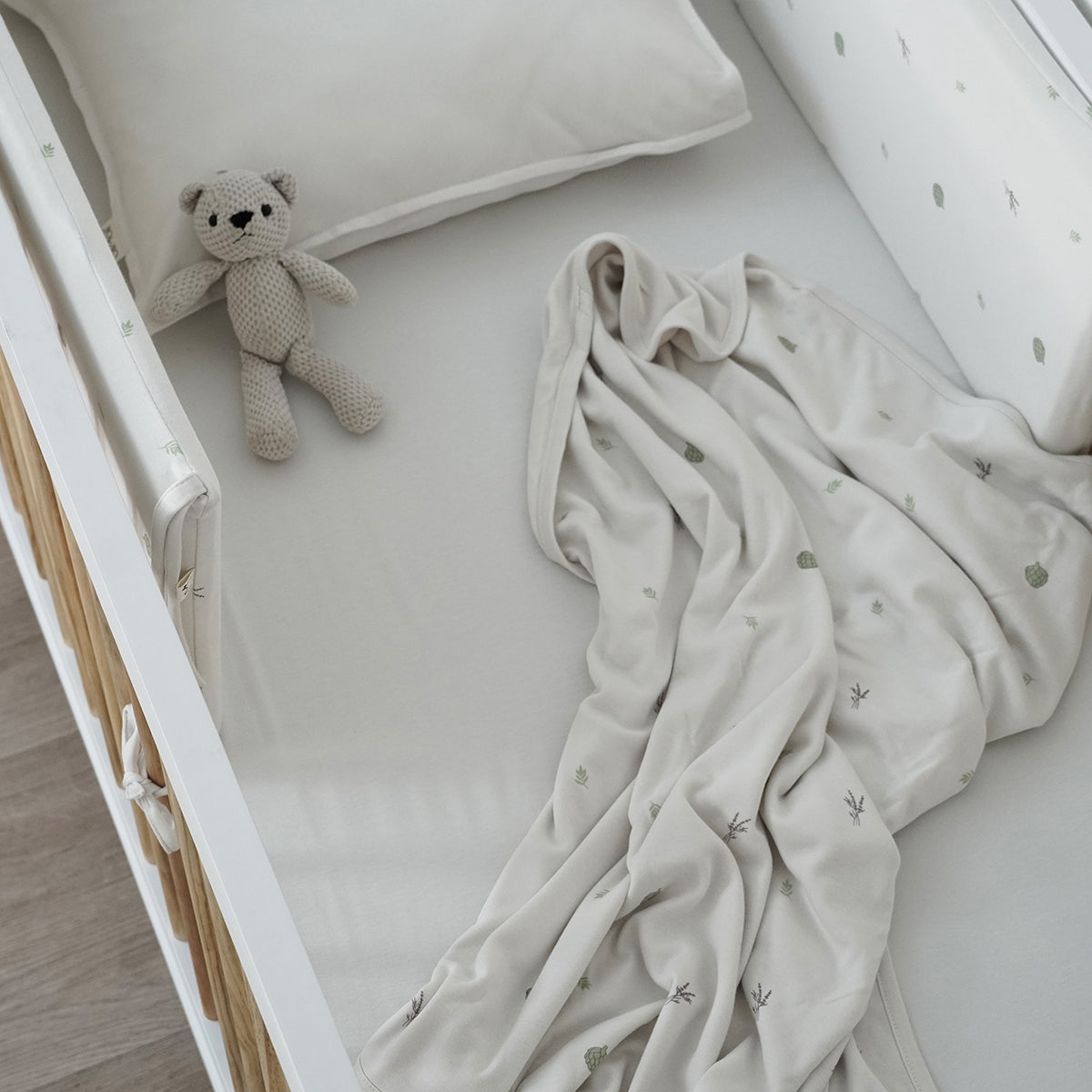 שמיכת קיץ M אולימולי ליין ארטישוק | Olimoli Artichoke Summer blanket 100X75 cm