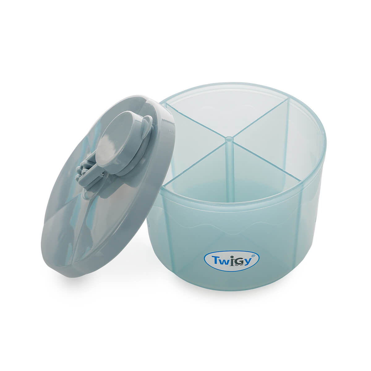 מיכל טוויגי לחלוקת אבקת חלב 4 תאים ורוד | Twigy Flawless™ Milk Powder Dispenser Pink