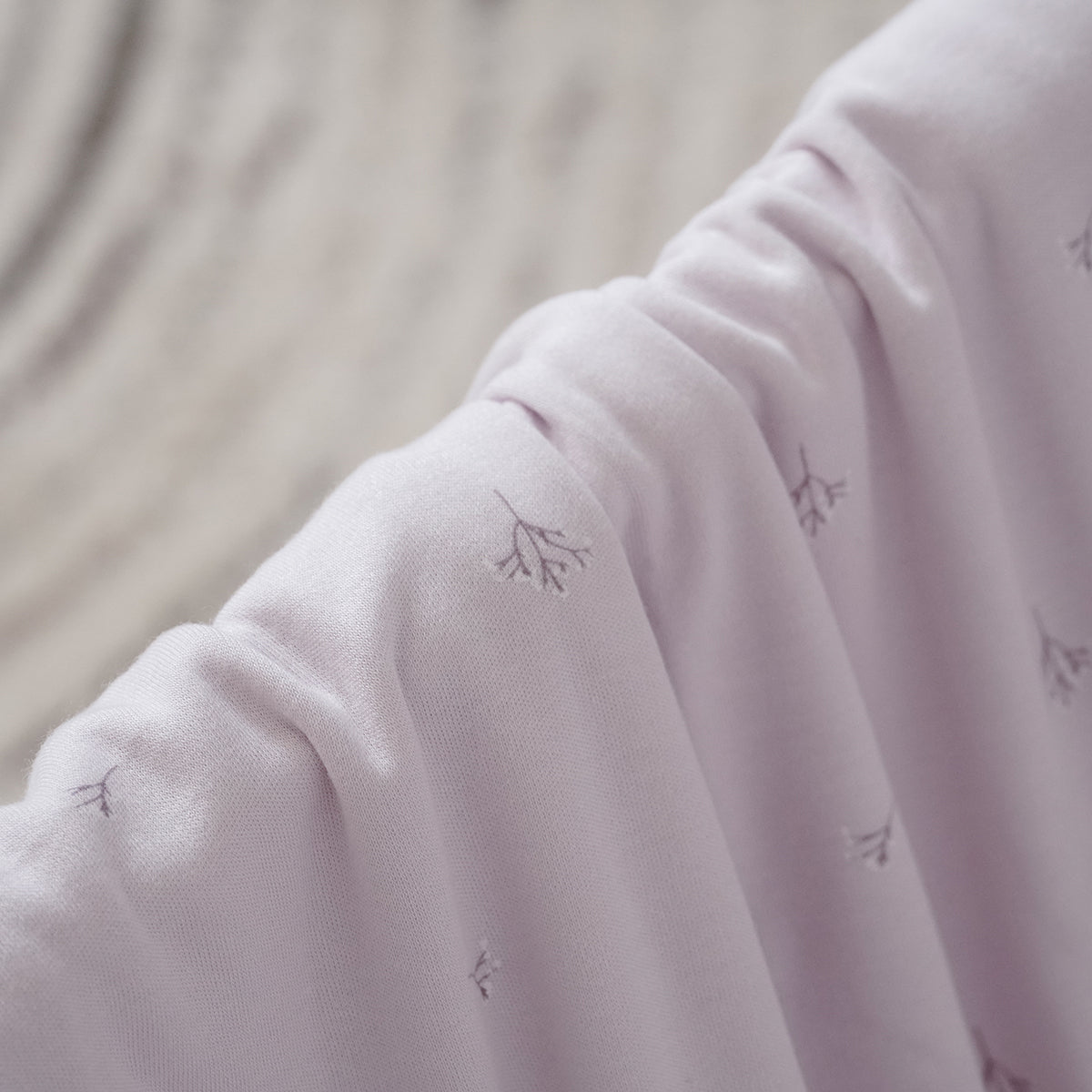 שמיכת קיץ S אולימולי ליין הרמוניית לילך | Olimoli Lilac Harmony Summer Blanket 80X80 cm