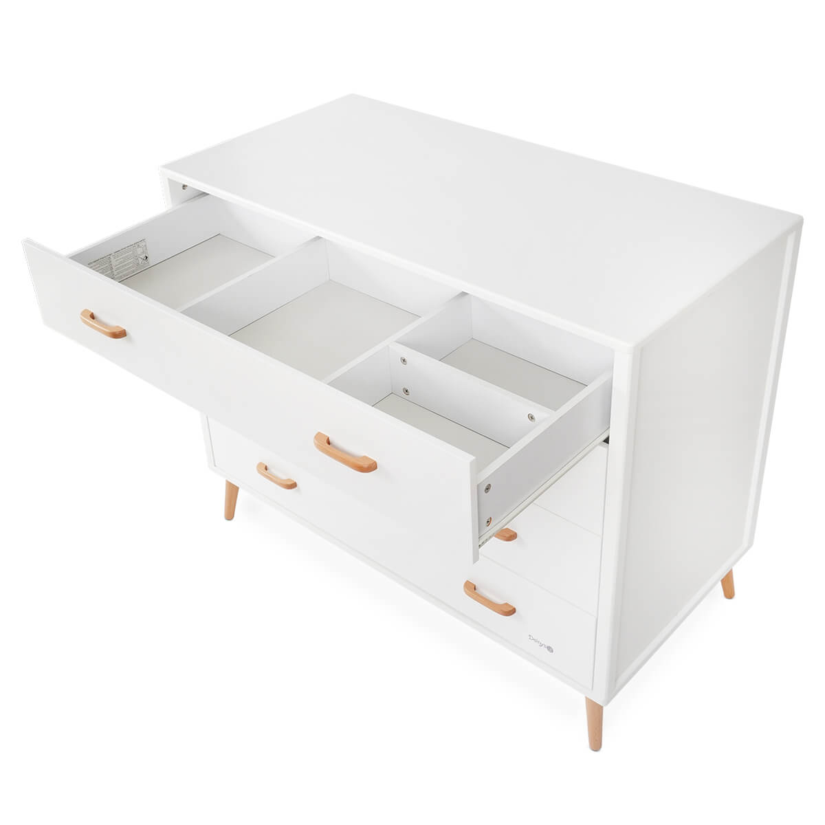 שידת אחסנה דייניז אליסון 120 ס"מ לבן/עץ | Dainy's Alison™ Dresser White/Wood