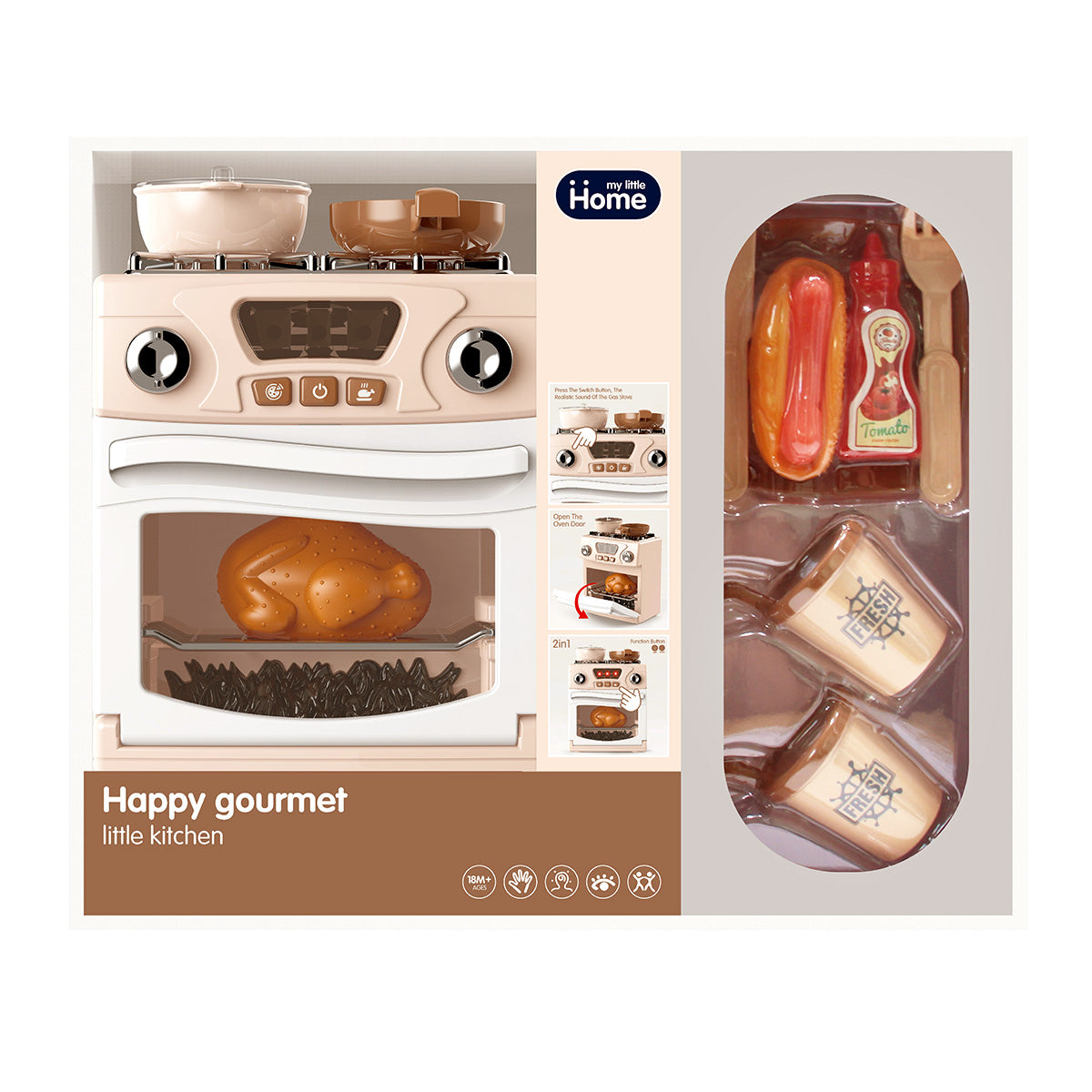 תנור משחק ירוק | Baking Oven Set Green