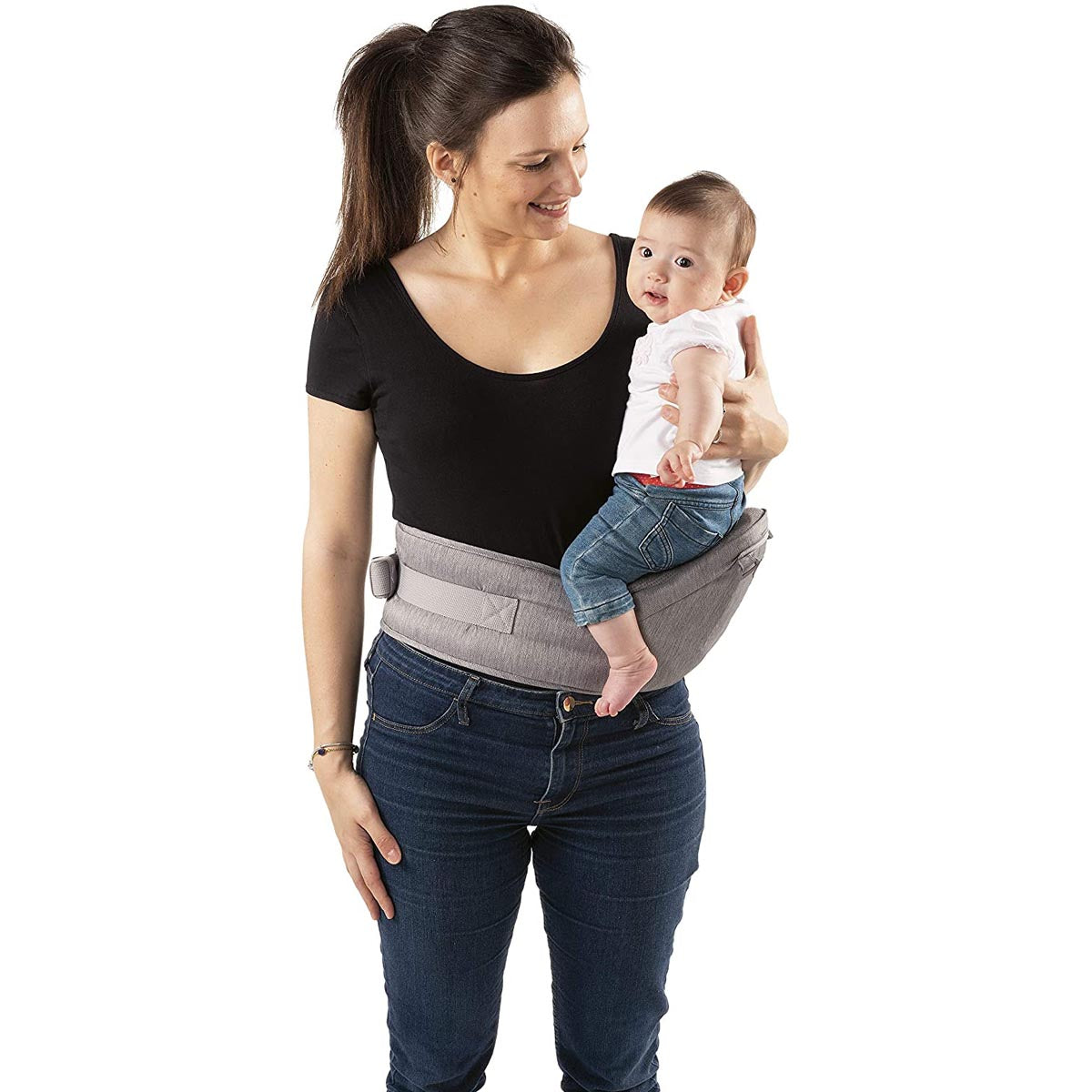 מנשא חזה לתינוק צ'יקו היפ סיט שחור | Chicco Hip Seat Carrier Pirate Black
