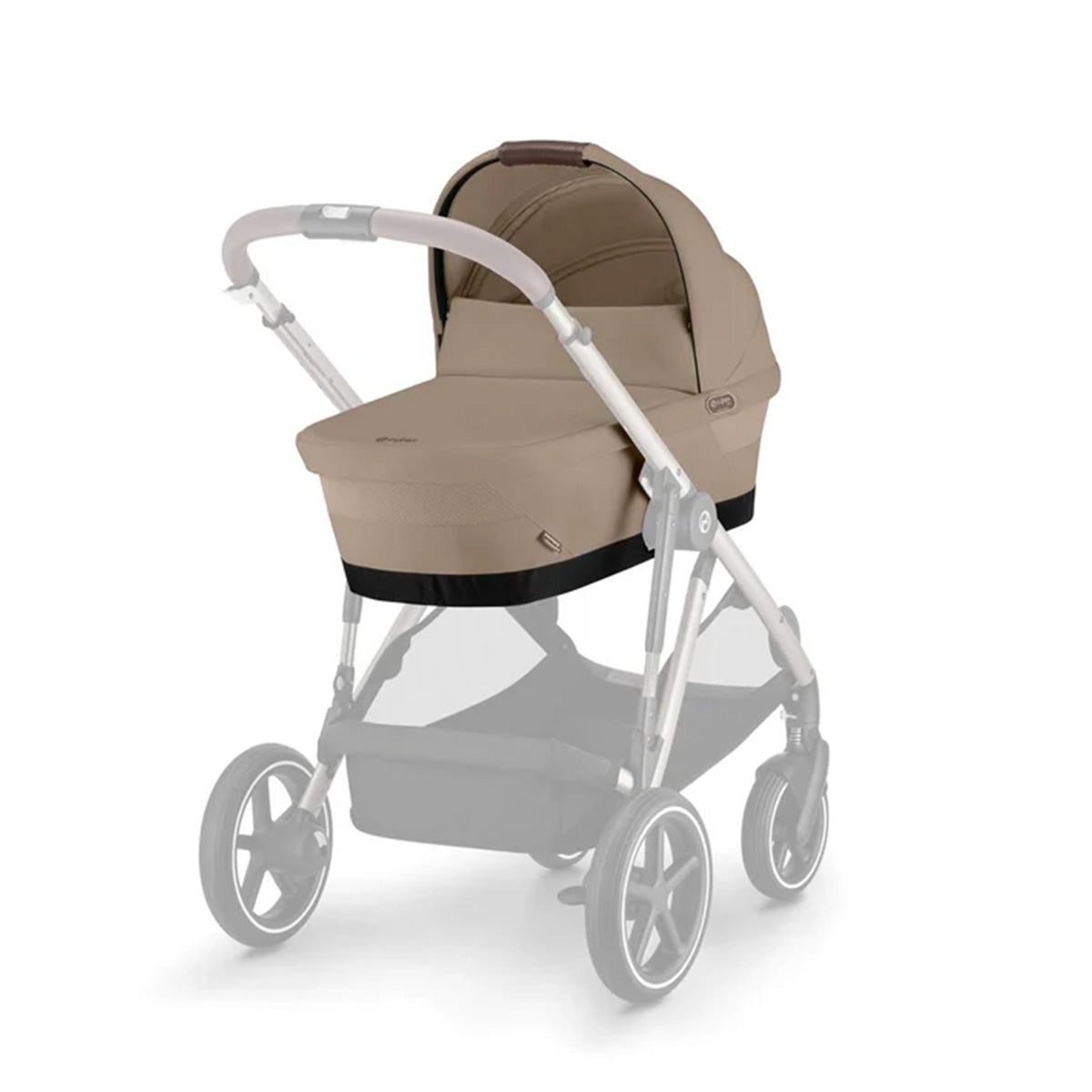 עגלת תאומים/אחים סייבקס גאזל S2 עם 2 עריסות + 2 מושבי טיולון צבע בז׳ | Cybex Gazelle S2
