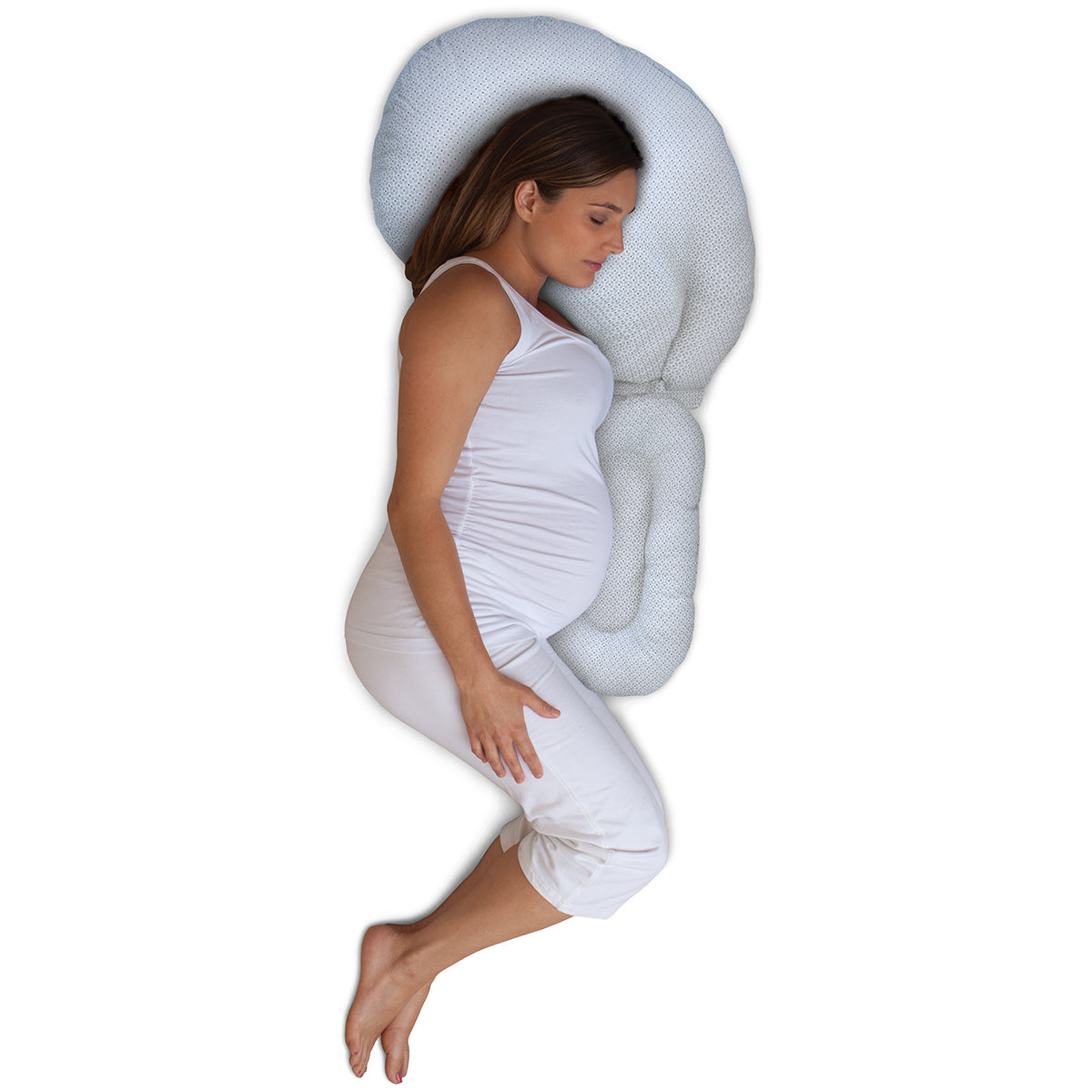 כרית גוף להיריון והנקה בופי קרם | Boppy Total Body Pillow Sand