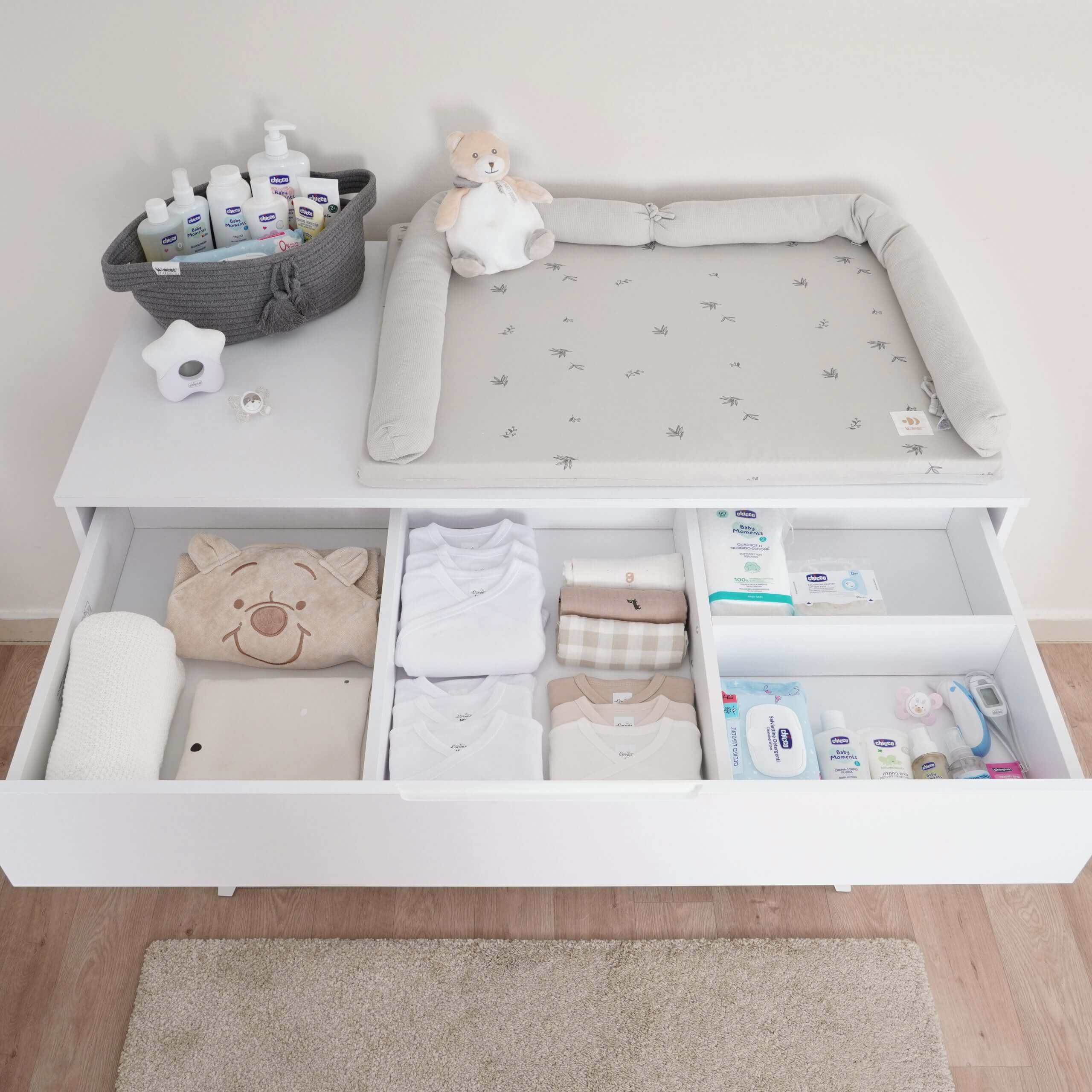 שידת אחסנה דייניז קיילי 120 ס"מ לבן קלאסי | Dainy's Kylie™ Dresser Classic White