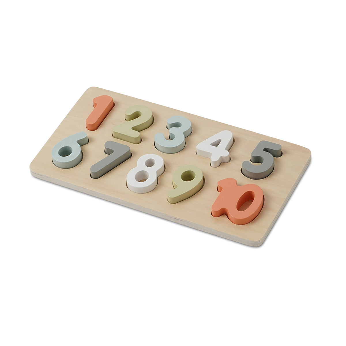 פאזל מספרים מעץ דייניז | Dainy's Wooden Number Puzzle