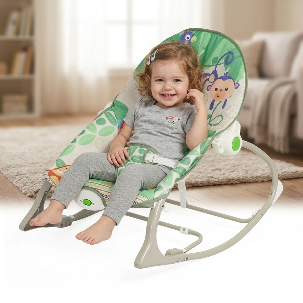 טרמפולינה לתינוק סיסי לאב ירוק כהה | Cici Love Baby Rocker Amazon