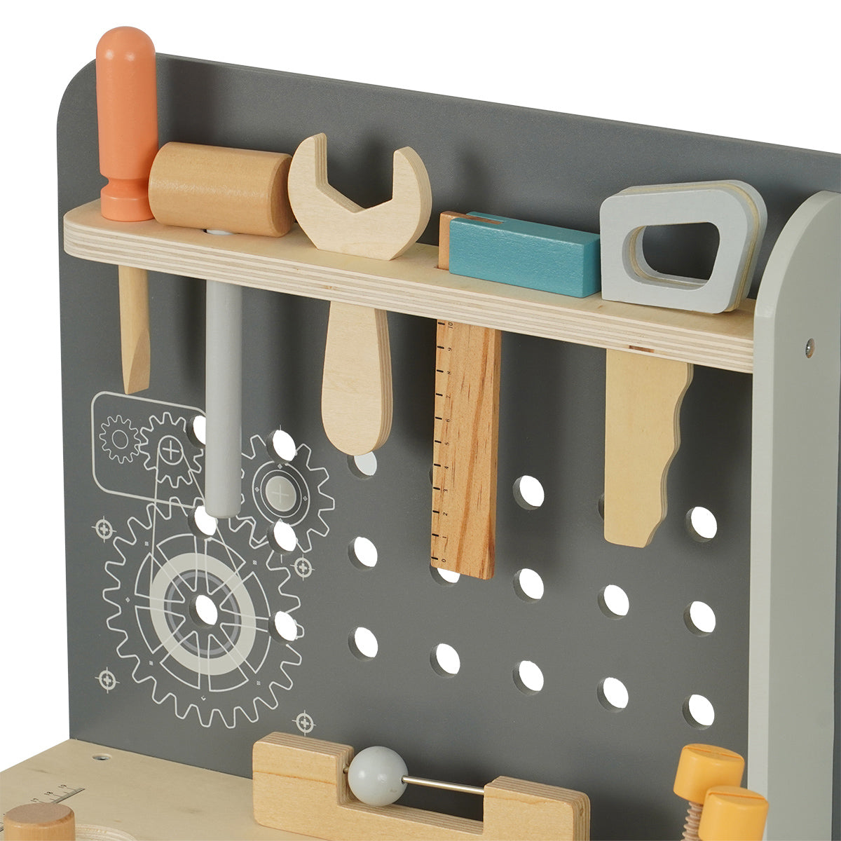 שולחן עבודה מעץ דייניז | Dainy's Wooden Workbench
