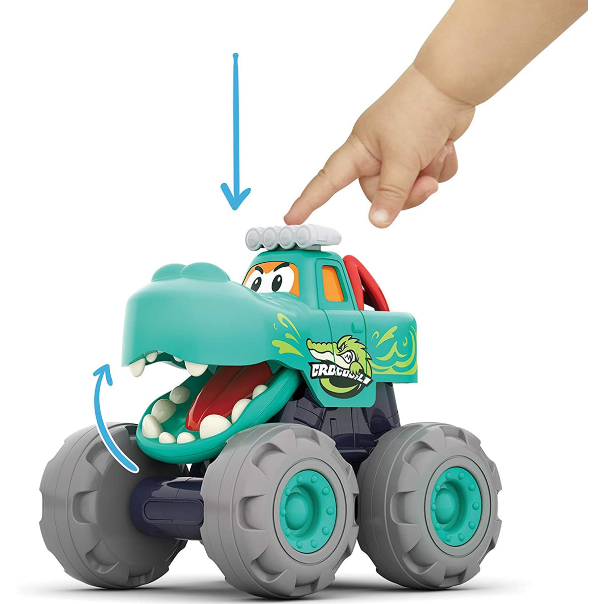 משאית מפלצת הולה טויס תנין צבעוני | Hola Toys Monster Truck Crocodile Colorful