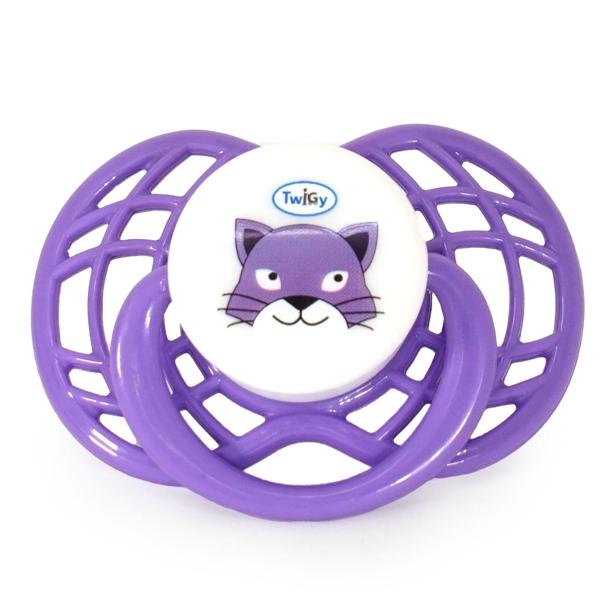 זוג מוצצי סיליקון 18-36 ורוד/סגול | Flawless™ Air 2 pc Silicone Pacifier in Case Months Pink/Purple