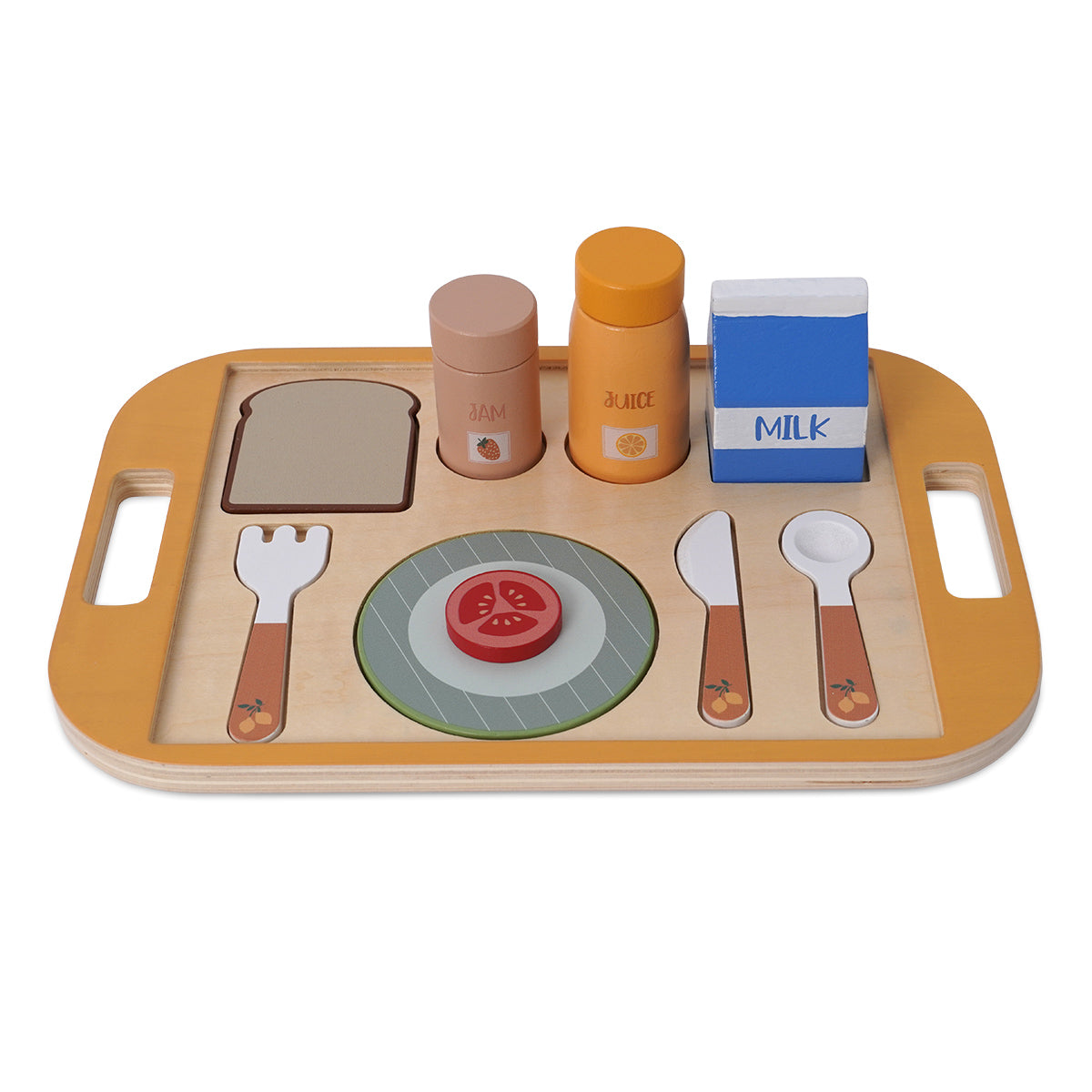 סט ארוחת בוקר דייניז  | Dainy's Wooden Breakfast Set