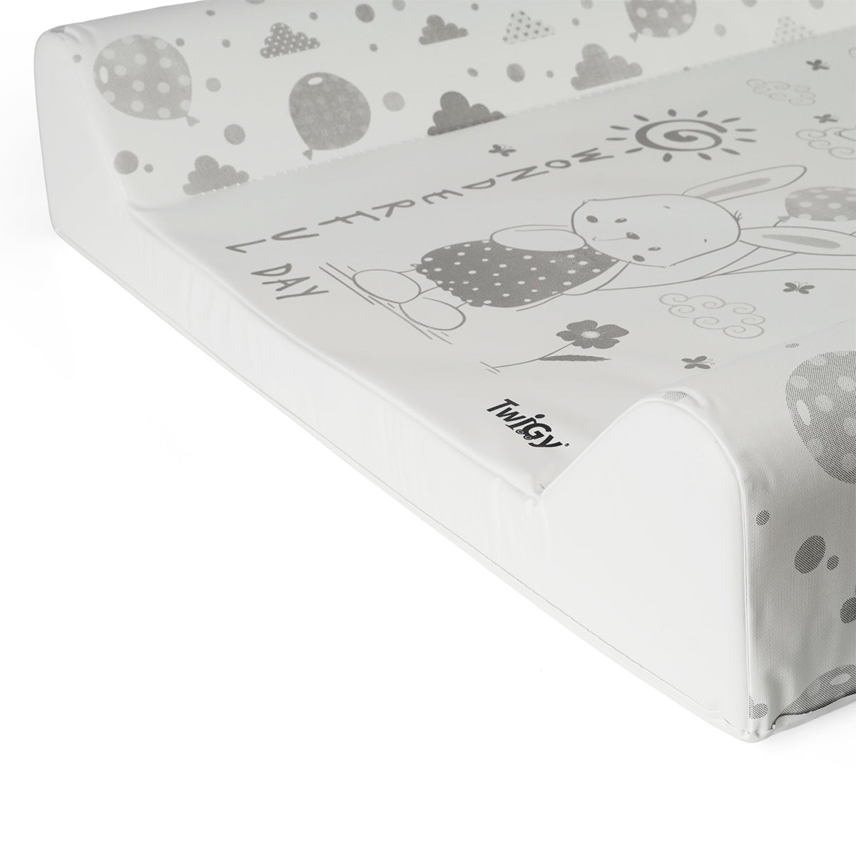 משטח החתלה לתינוק טוויגי 80X50X10.5 ס"מ ארנבים | Twigy Changing Mat Rabbit