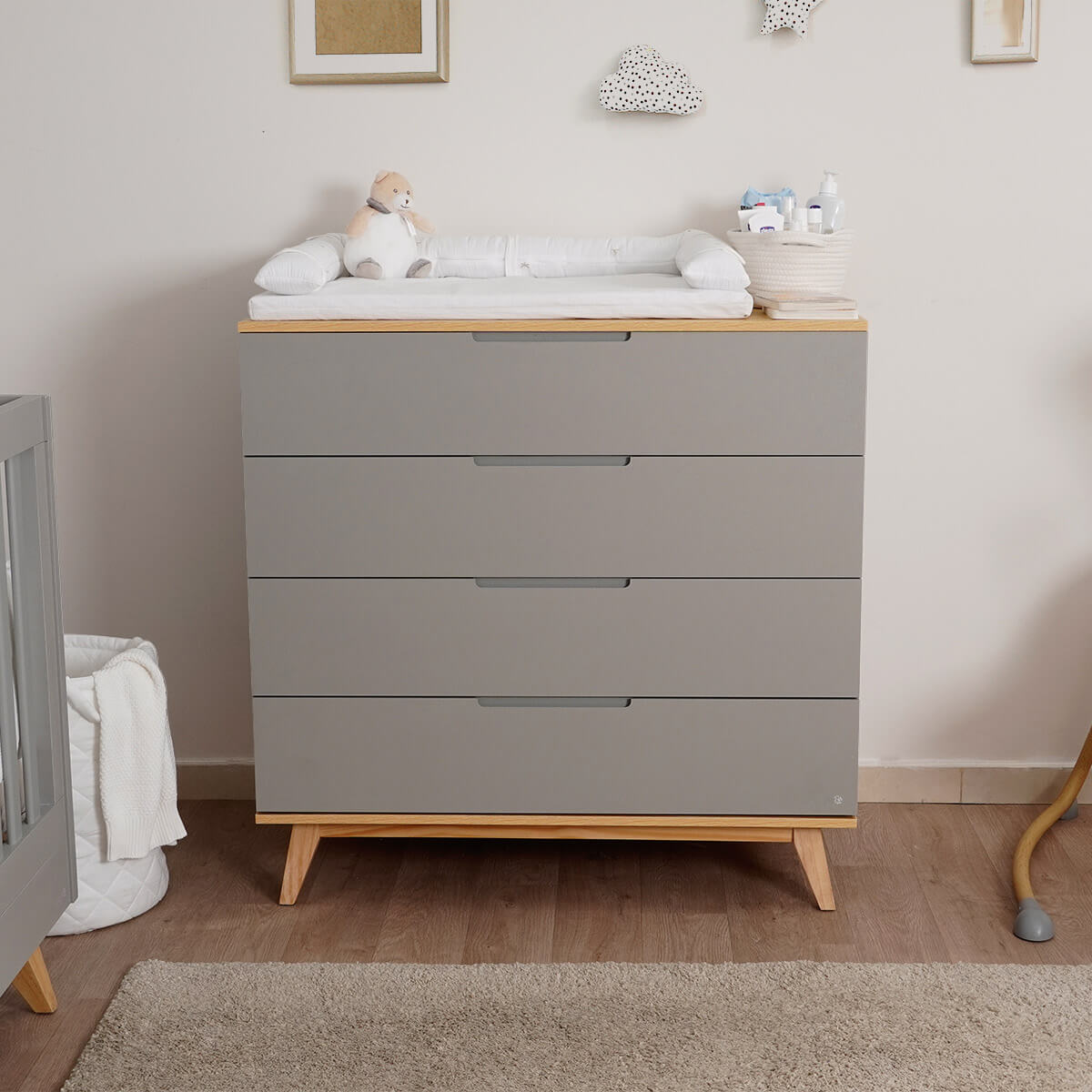 שידת אחסנה דייניז קלואי 100 ס"מ אפור/עץ | Dainy's Chloie™ Dresser Graphit/Wood