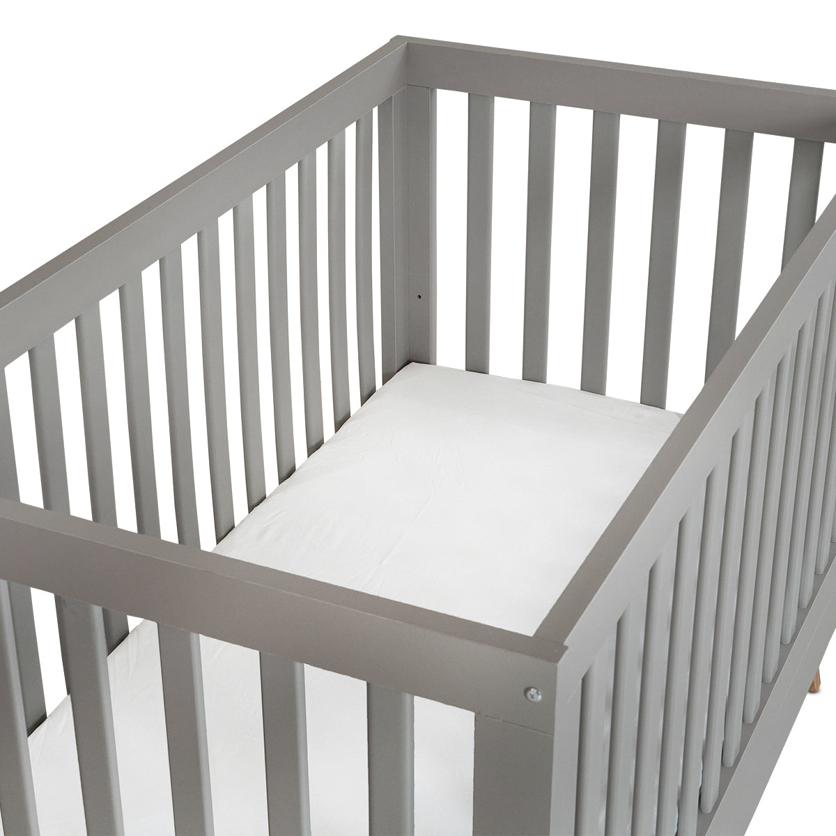 מיטת תינוק דייניז מייסון 130X70 ס"מ אפור/עץ | Dainy's Maison™ Baby Bed Graphit/Wood