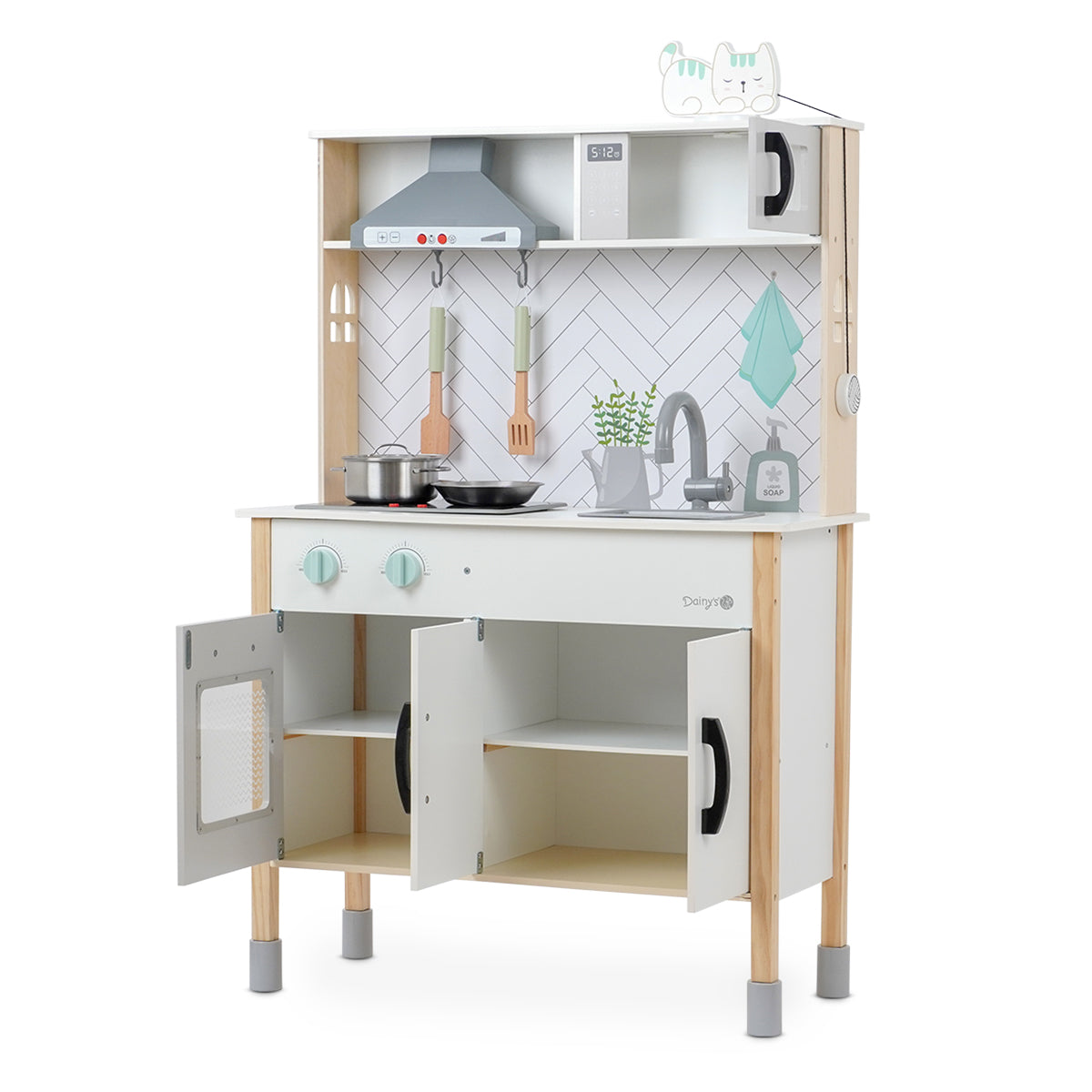 מטבח וינטג' מעץ דייניז | Dainy's Wooden Vintage Kitchen