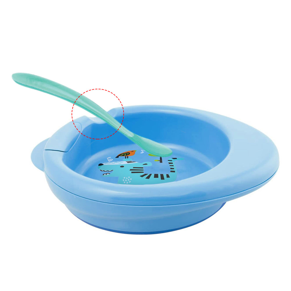 צלחת שומרת חום צ'יקו ורוד חתול | Chicco Warmy Plate +6M Pink Cat