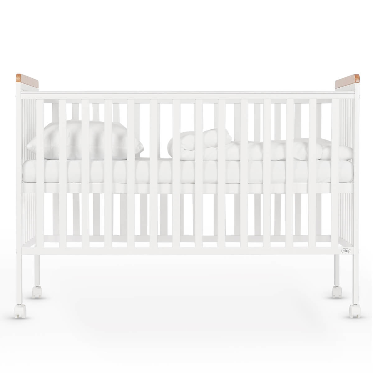 ערכת מיטה לתינוק טוויגי דייטונה לבן – 130X70 ס"מ + מזרן ספייס פורס | Twigy Daytona™