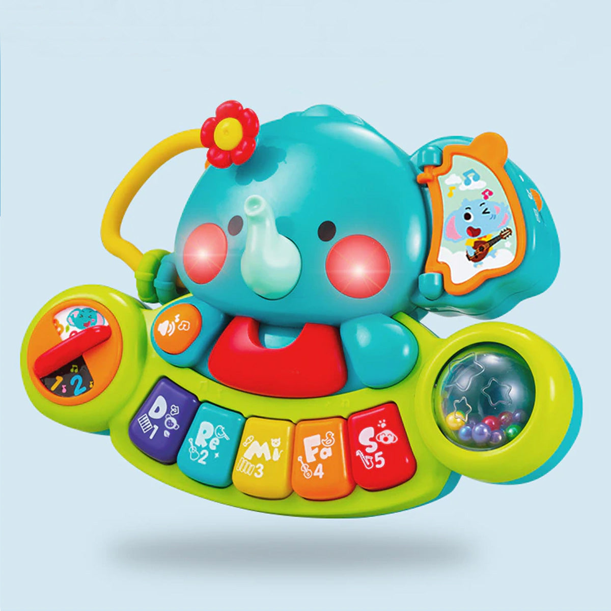 מקלדת הפיל המוזיקלי הולה טויס | Hola Toys Elephant keyboard