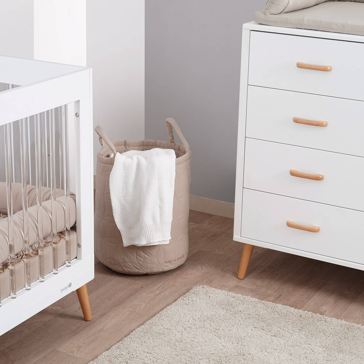 שידת אחסנה דייניז אליסון 120 ס"מ לבן/עץ | Dainy's Alison™ Dresser White/Wood