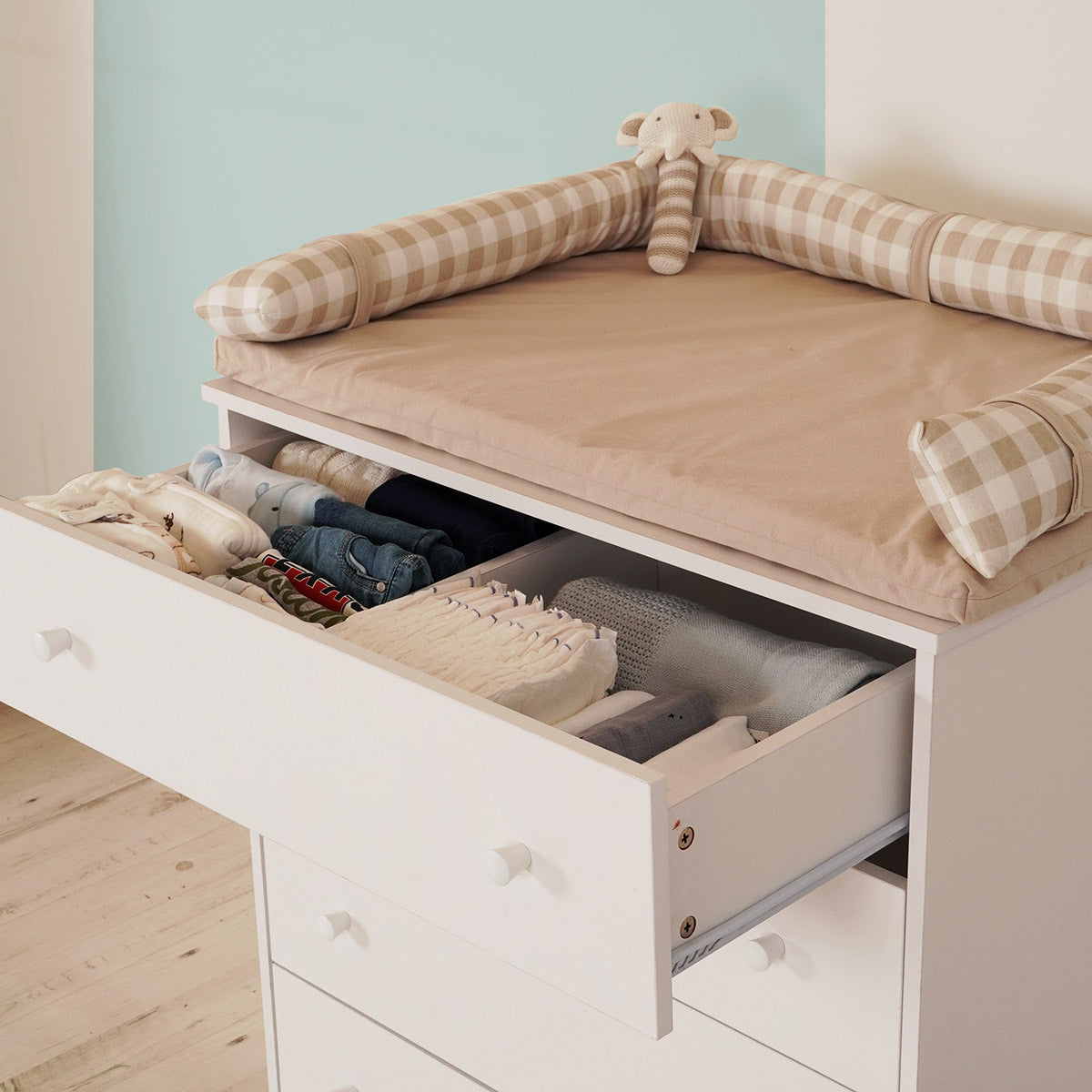 שידת אחסנה דייניז דוני 80 ס"מ לבן קלאסי | Dainy's Donny™ Dresser Classic white