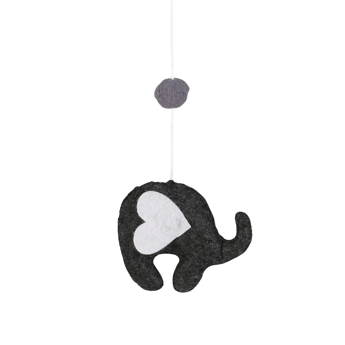 מובייל למיטת תינוק טוויגי אפור | Twigy Animals & Smiles Baby Mobile Gray