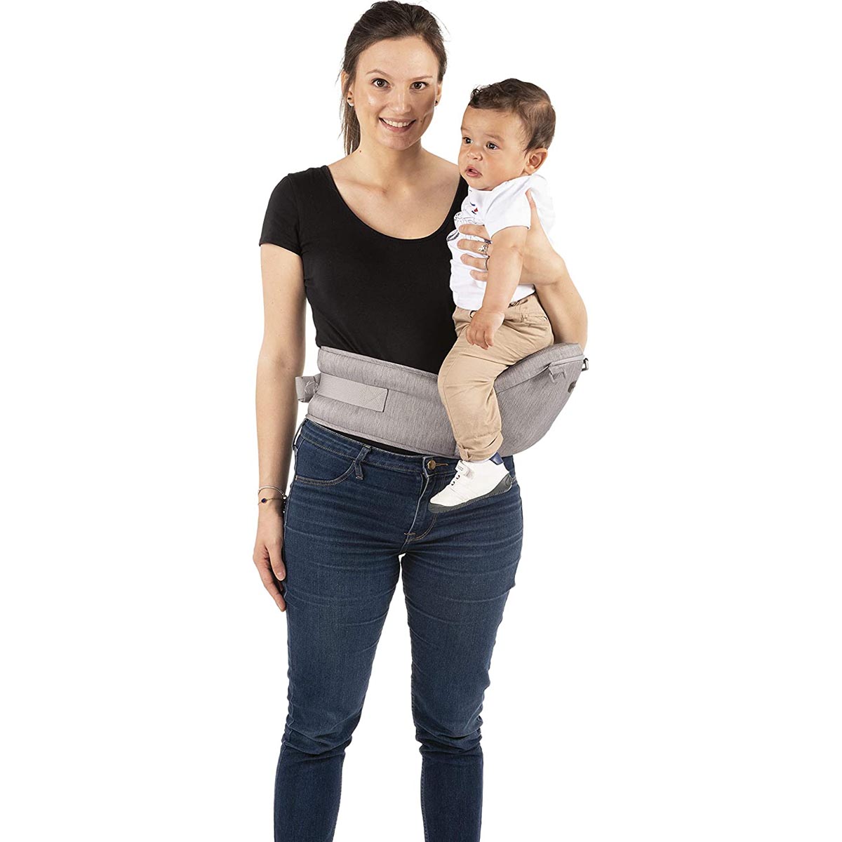 מנשא חזה לתינוק צ'יקו היפ סיט שחור | Chicco Hip Seat Carrier Pirate Black