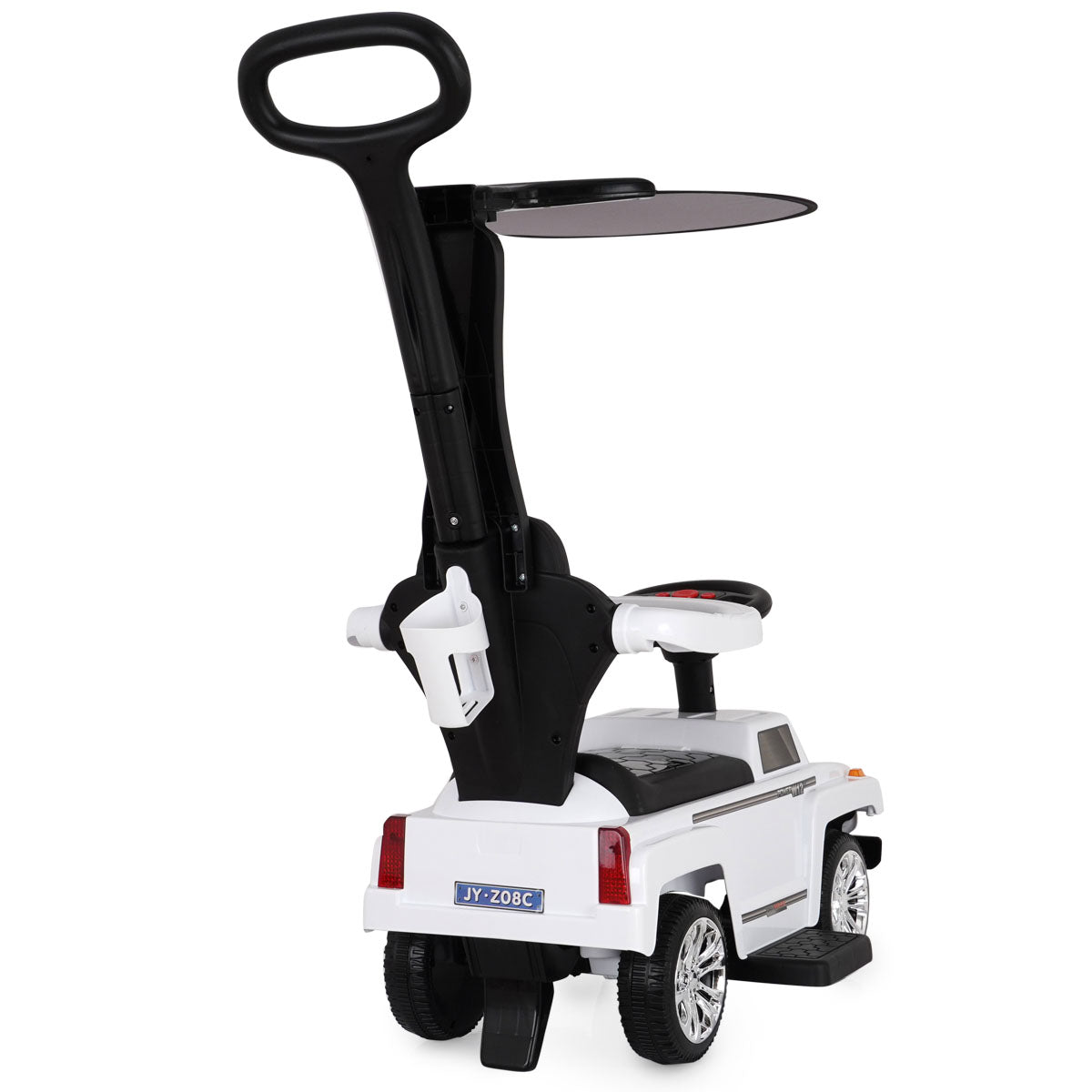 בימבה ג'יפ מוסיקלי עם גגון טוויגי לבן | ™Twigy My First Drive White