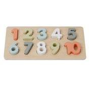 פאזל מספרים מעץ דייניז | Dainy's Wooden Number Puzzle
