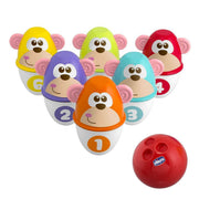 משחק באולינג 2 ב-1 קופים צ'יקו צבעוני | Chicco Monkey Strike Colorful