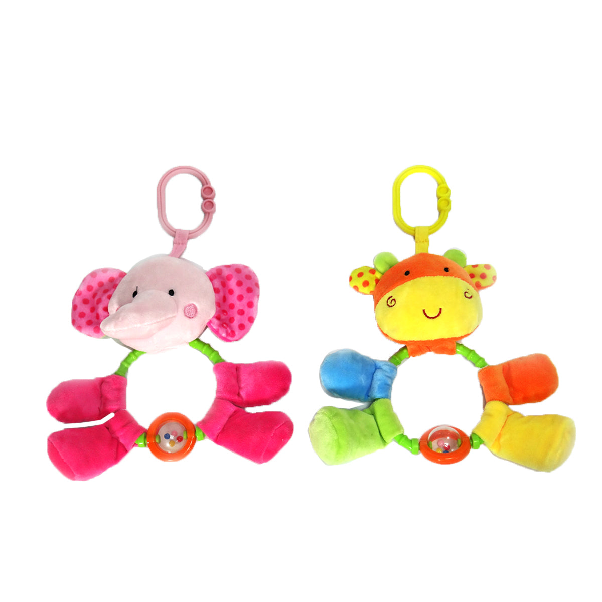רעשן/נשכן נתלה טוויגי ורוד פוקסיה | Twigy Animal Rattle Pink Fuchsia