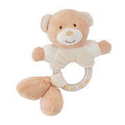 רעשן טבעת טוויגי שמנת | Twigy Soft Touch™ Baby Ring Rattle Cream