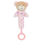 רעשן גליל טוויגי ורוד פסטל | Twigy Soft Touch™ Roll Rattle Pink pastel